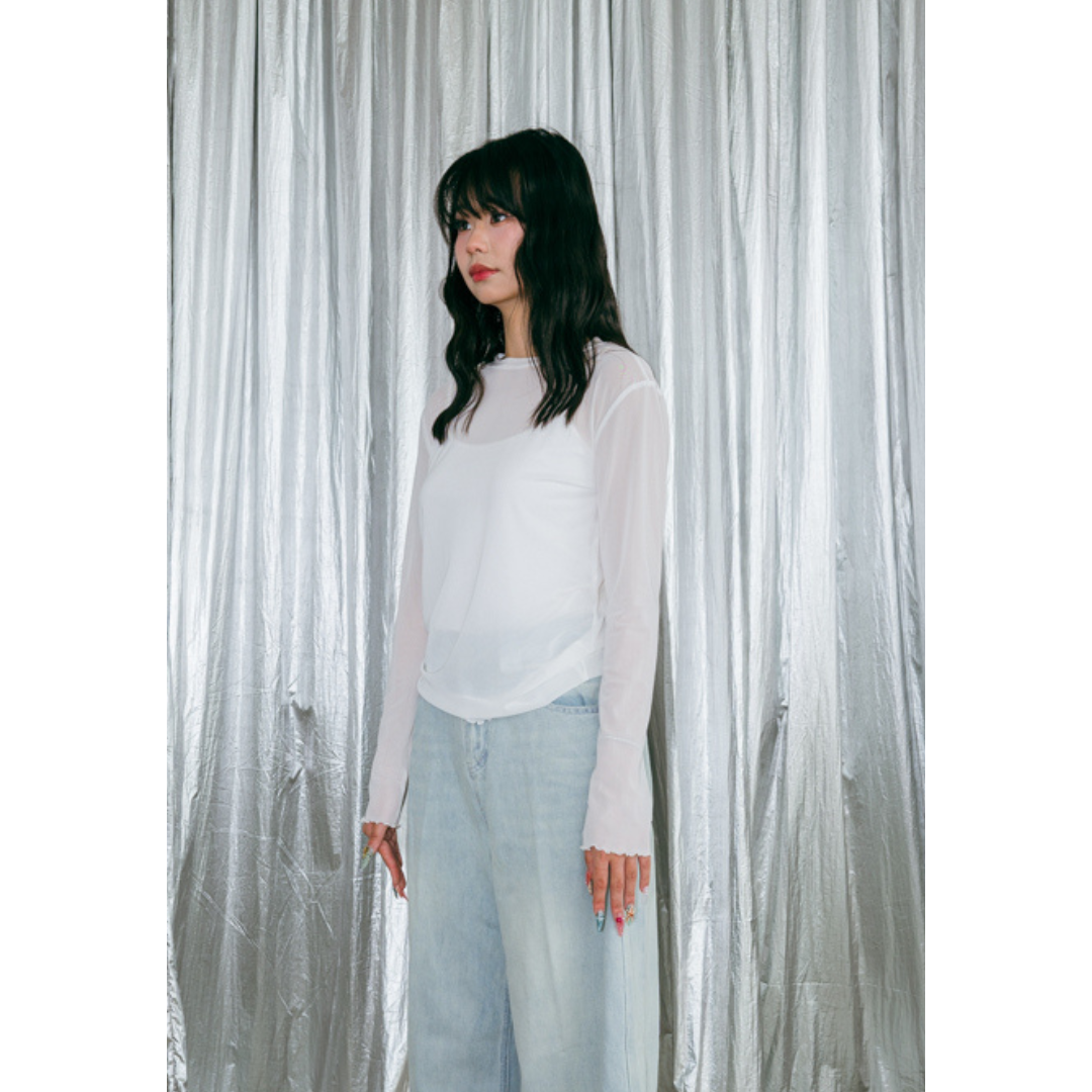DYLY - AQUARIUS Mesh Top